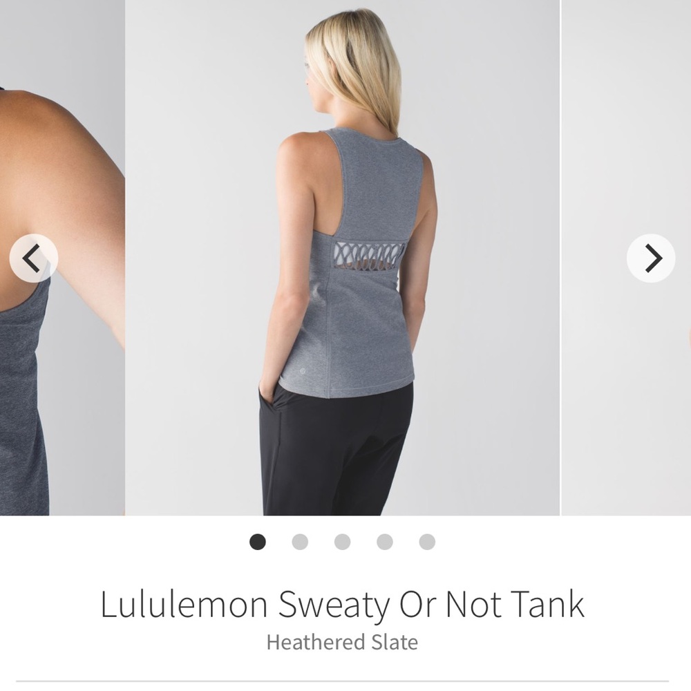 Lululemon sweaty or not tank